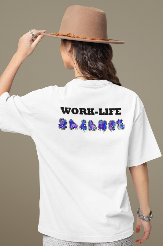 Work-Life (Im)Balance - Unisex Oversized T-Shirt KayaHustle