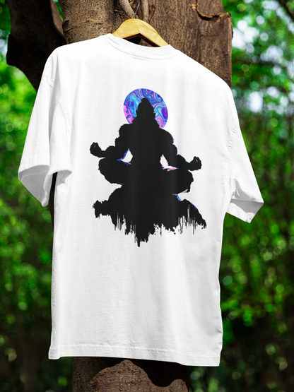 Zen with Hanuman - Unisex Oversized T-Shirt KayaHustle