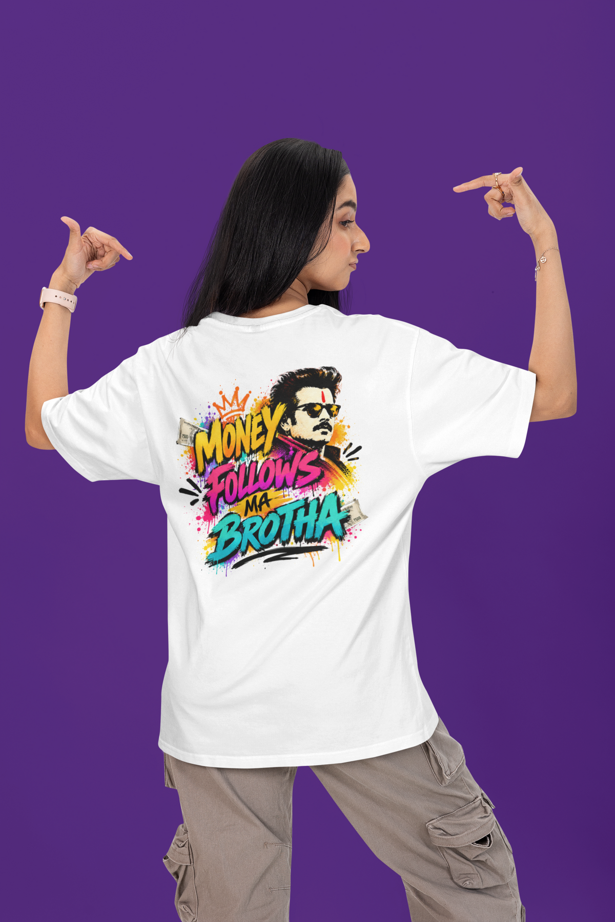 Money Follows - Unisex Oversized Classic T-Shirt KayaHustle