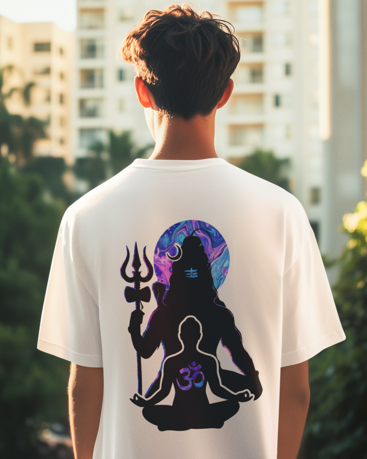 Zen with Shiva - Unisex Oversized Classic T-Shirt KayaHustle