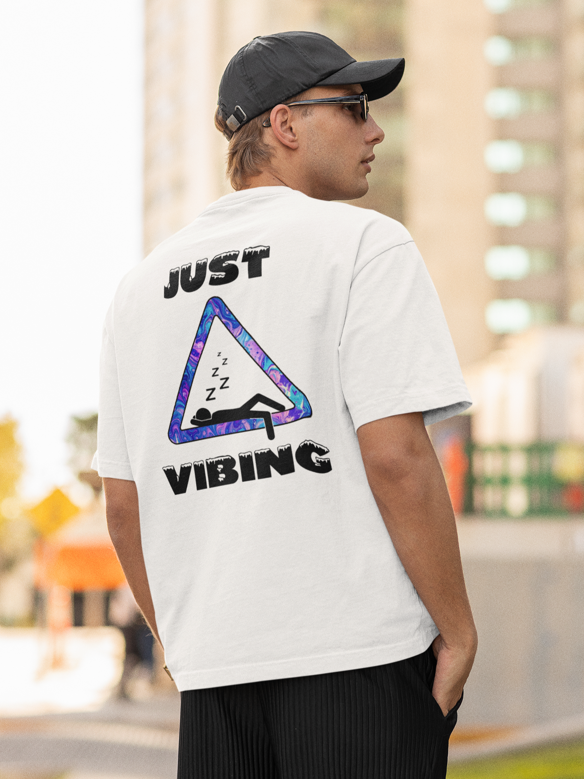 Just Vibing - Unisex Oversized T-Shirt KayaHustle