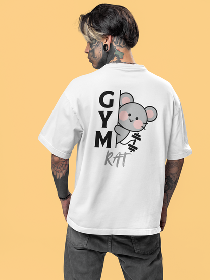 Gym Rat - Unisex Terry Oversized Tee KayaHustle