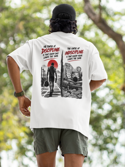 Curse of Discipline - Unisex Oversized T-Shirt KayaHustle
