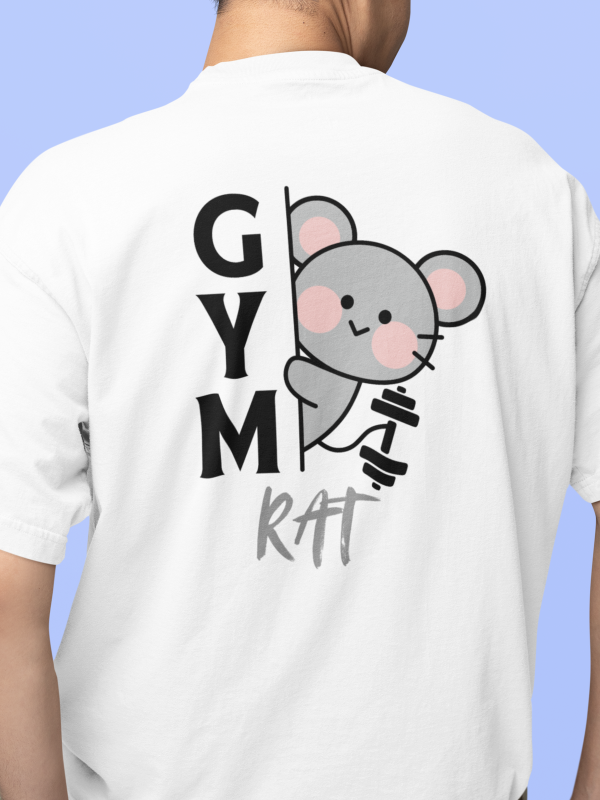 Gym Rat - Unisex Terry Oversized Tee KayaHustle
