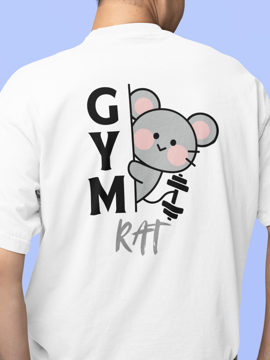 Gym Rat - Unisex Terry Oversized Tee KayaHustle