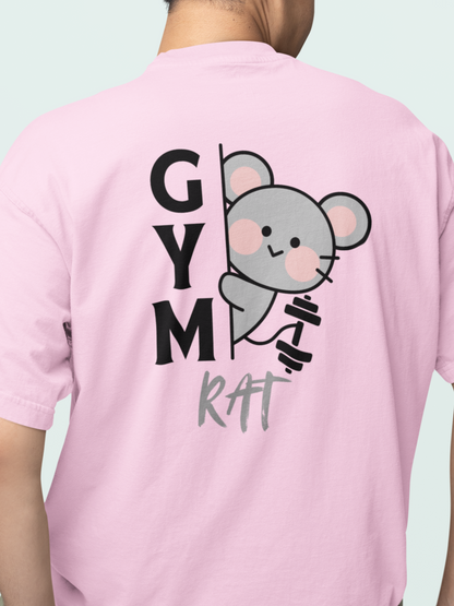 Gym Rat - Unisex Terry Oversized Tee KayaHustle