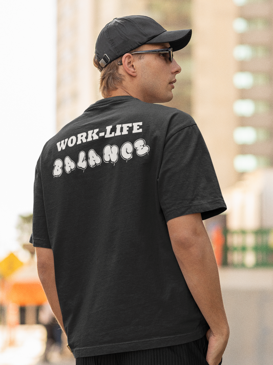 Work-Life (Im)Balance - Unisex Oversized T-Shirt KayaHustle