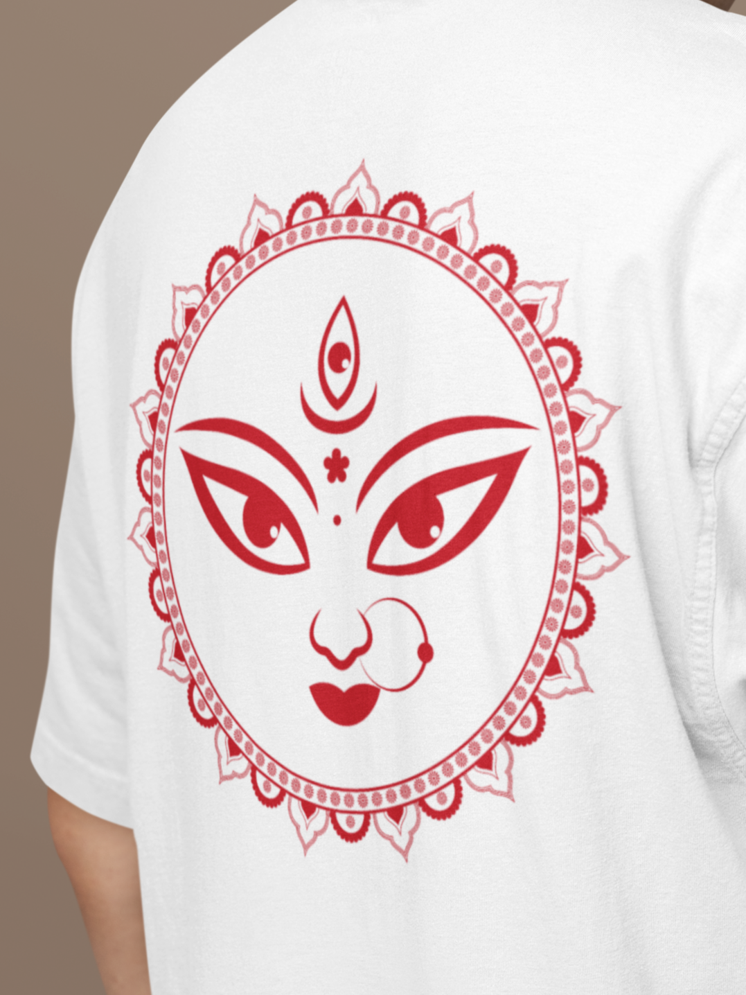 Minimalist Maa Durga - Unisex Oversized T-Shirt KayaHustle