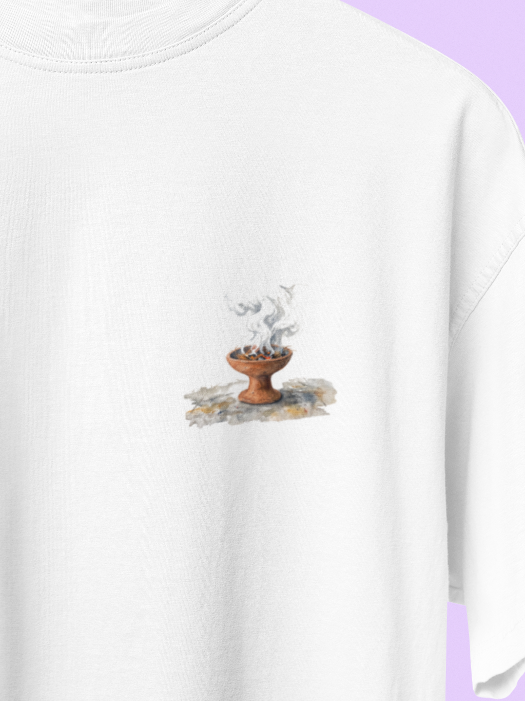 Ma Ashche in Dhunuchi Smoke - Unisex Oversized T-Shirt KayaHustle