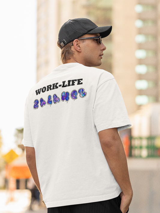 Work-Life (Im)Balance - Unisex Oversized T-Shirt KayaHustle